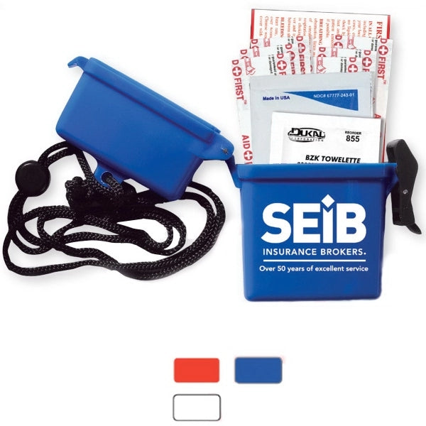 EZ CARRY 9 Piece First Aid Kit Container