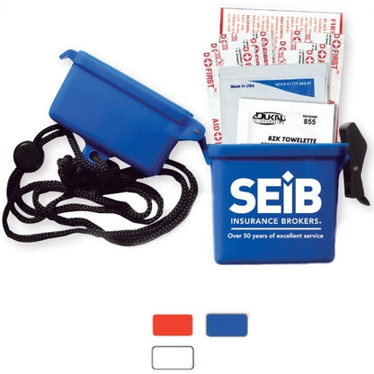 EZ CARRY 9 Piece First Aid Kit Container