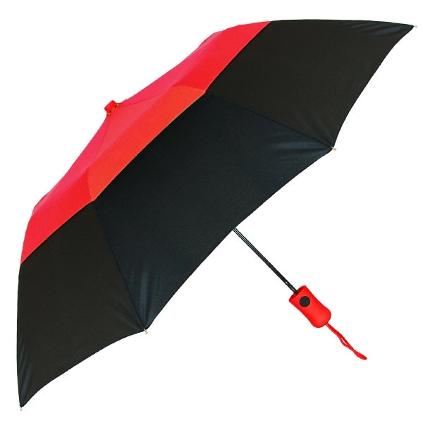 Vented Color Crown Umbrella - 42" arc, auto-open, windproof