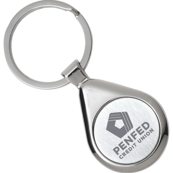 Raindrop Economy Laser Engraved Metal Keyholder
