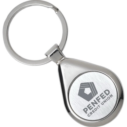 Raindrop Economy Laser Engraved Metal Keyholder