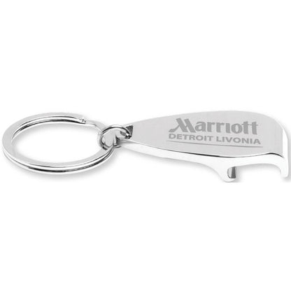 Elite Laser Engraved Metal Bottle Opener Keyholder.