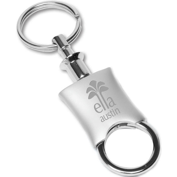 Raha Laser Engraved Metal Pull-Apart Valet Keyholder