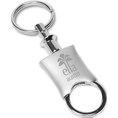 Raha Laser Engraved Metal Pull-Apart Valet Keyholder