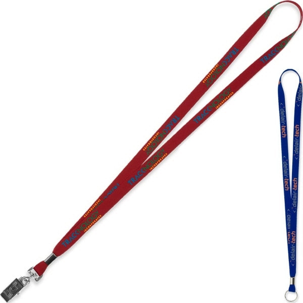 1/2" Super Soft Polyester Multi-Color Sublimation Lanyard