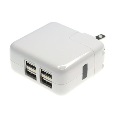 Logan Fast USB Wall Plug Charger 4-port Adapter