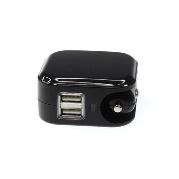 Hilltop - USB Type A charger with AC and car lighter plugs.