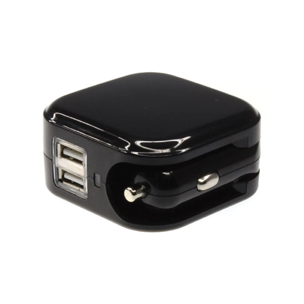 Hilltop - USB Type A charger with AC and car lighter plugs.