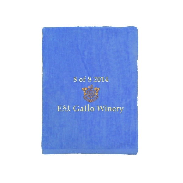 EMB 28x58 Terry Velour Beach Towel.