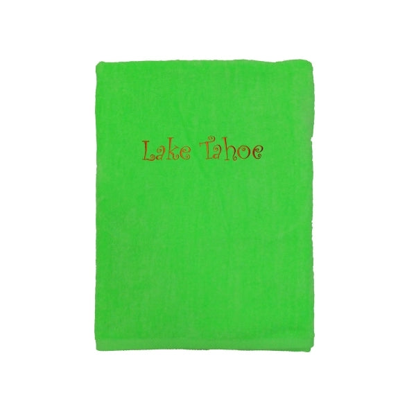 EMB 28x58 Terry Velour Beach Towel.