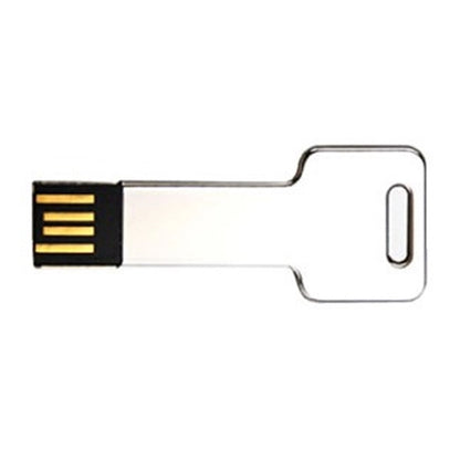 Dupont - Stamped stainless steel key shaped UDP flash drive.