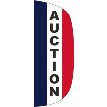 3' x 8' Message Flutter Flag - Auction