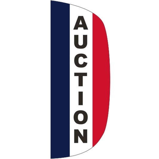 3' x 8' Message Flutter Flag - Auction