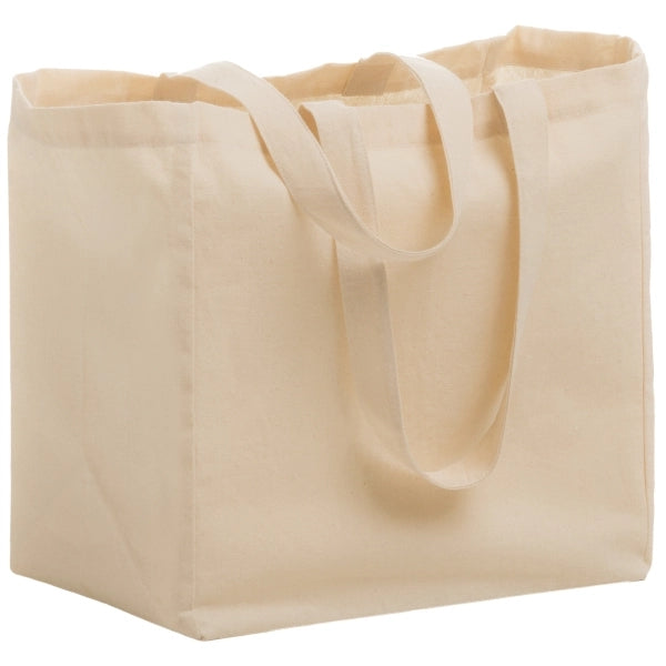 Cotton Canvas Grocery Bag - 6 oz - Screen Print