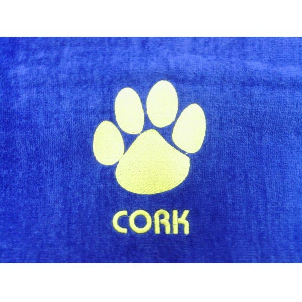 SILK Royal Blue 28x58 Terry Velour Beach Towel