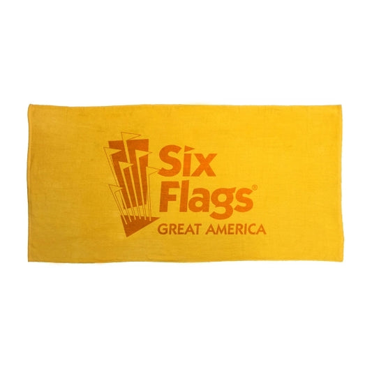 Reverse T SILK Athletic Gold 30x60 Terry Velour Beach Towel.