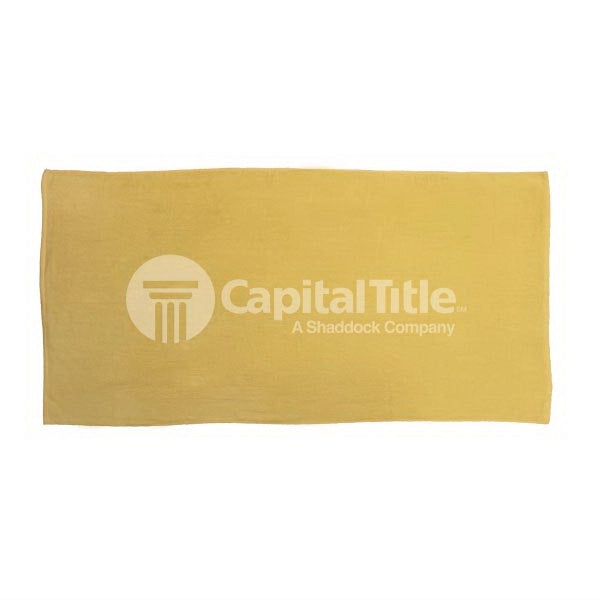 SILK Sunshine Yellow 30x60 Terry Velour Beach Towel.