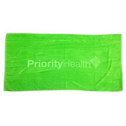 SILK Lime Green 28x58 Terry Velour Beach Towel