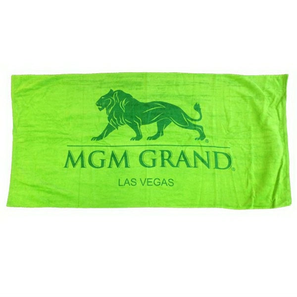 30x60 Terry Velour Promotional Beach Towel 11 Lb per Dz.