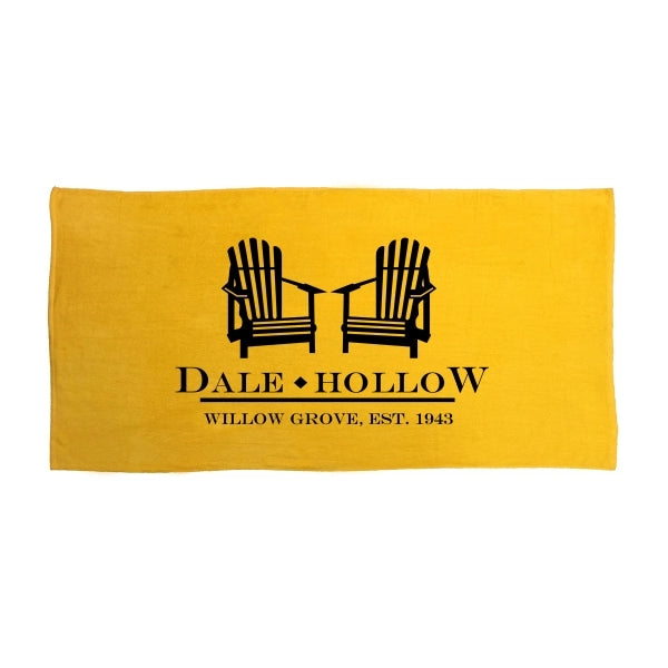 30x60 Terry Velour Promotional Beach Towel 11 Lb per Dz.