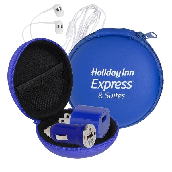 Deluxe Audio Tech Kit in Round EVA Case