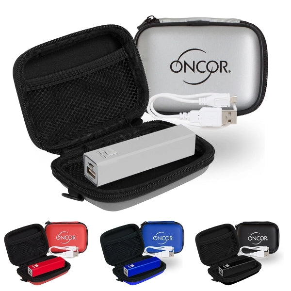 Rec Case with Metal Power Bank