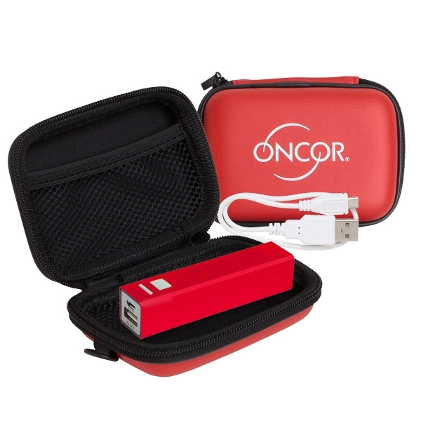 Rec Case with Metal Power Bank