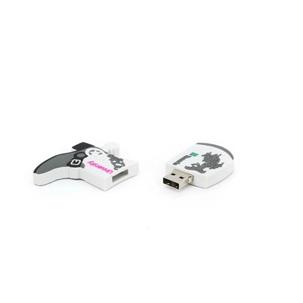 Custom 2D PVC USB Flash Drive - Cowboy Boots Shaped