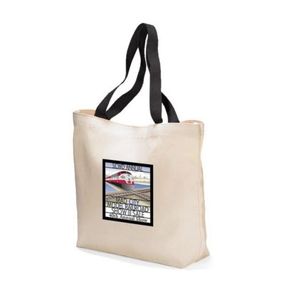 Colored Handle Tote