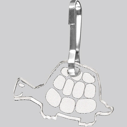 Laser Etched Zipper Pull