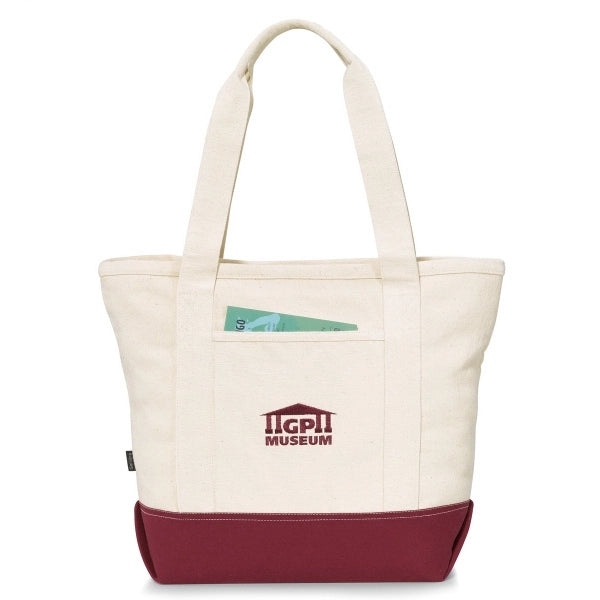 Newport Cotton Zippered Tote
