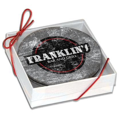 Acrylic Coaster Set of 4 - Rubber Feet