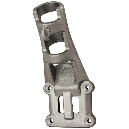45 Degree Silver Stainless Steel Bracket for 1" Flagpole