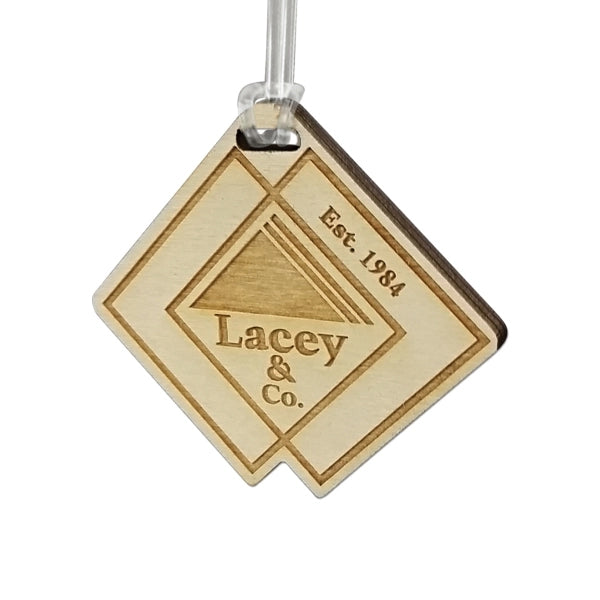 Custom Laser Etched Birch Bag Tags