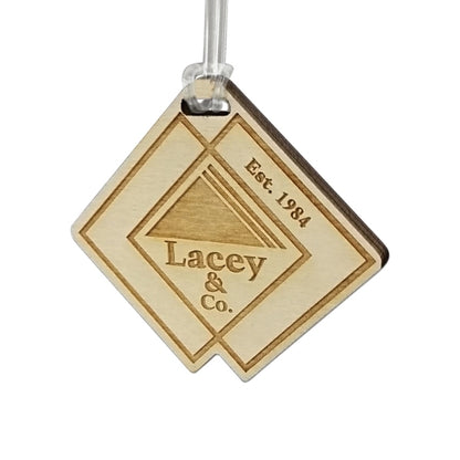 Custom Laser Etched Birch Bag Tags