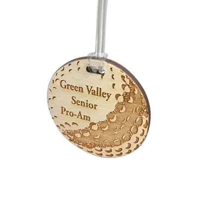 Custom Laser Etched Birch Bag Tags