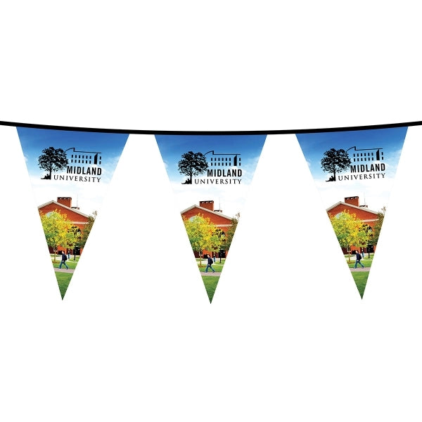 15' PVC Triangular Pennant String