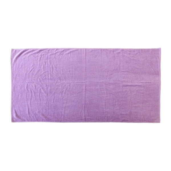 Lavender 30x60 Terry Velour Promotional Beach Towel.