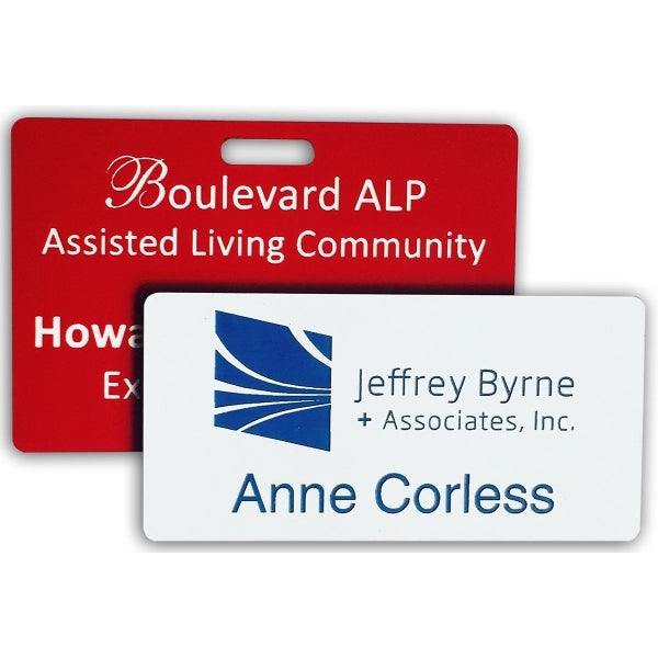 1" x 3" Name Badge - Plastic Engraved