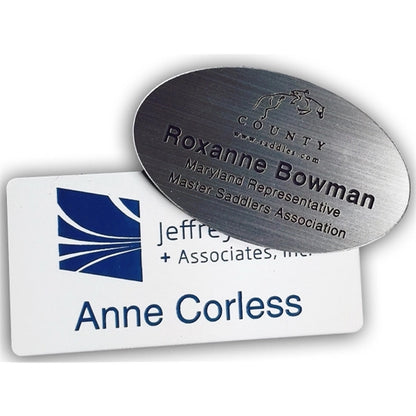 1" x 3" Name Badge - Plastic Engraved