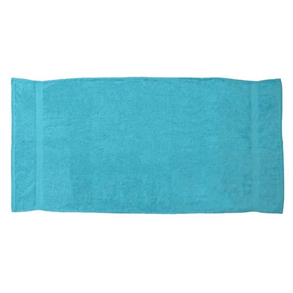 Turquoise 24x48 Shuttleless Loom Bath Towel
