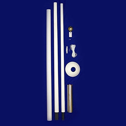 20' Sectional Fiberglass Flagpole
