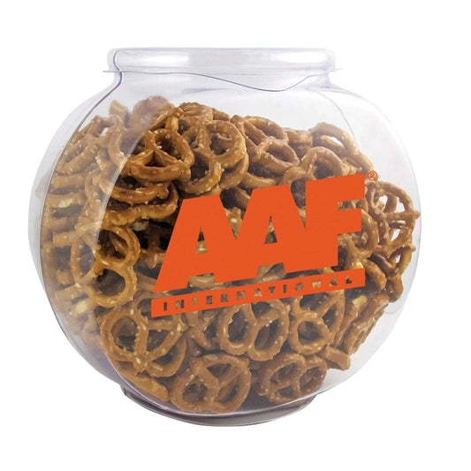 Fish Bowl with Salted Mini Pretzels