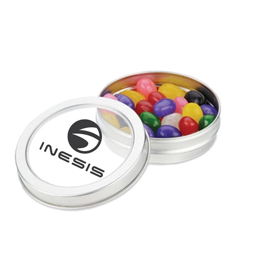 Top View Tin with Assorted Jelly Beans