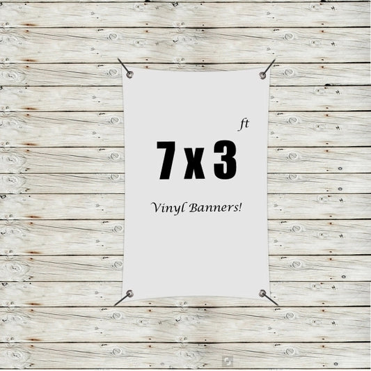 Custom 7' x 3' Vinyl Banners