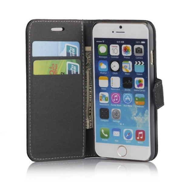 iPhone  SE  7 & 8 Leather Book Case