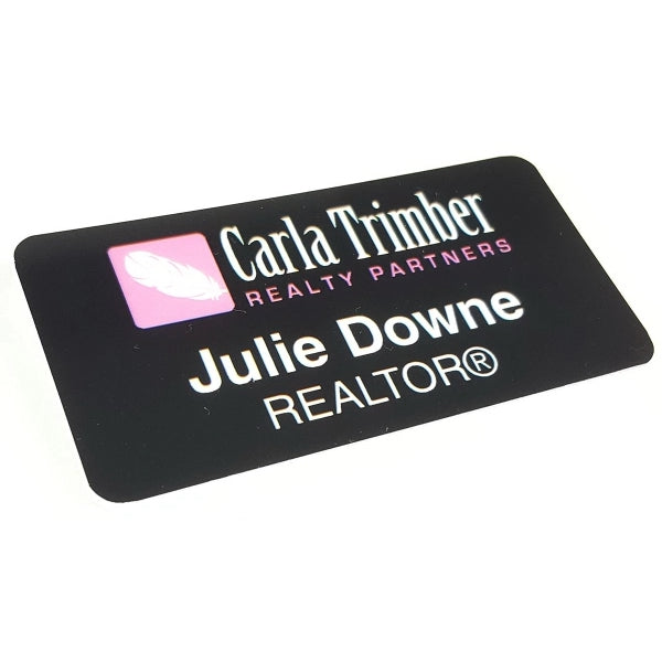 Plastic Name Badge Digitally Printed