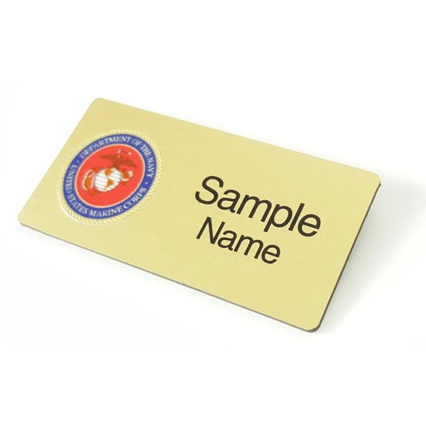 1.25" x 3" Plastic Name Badge