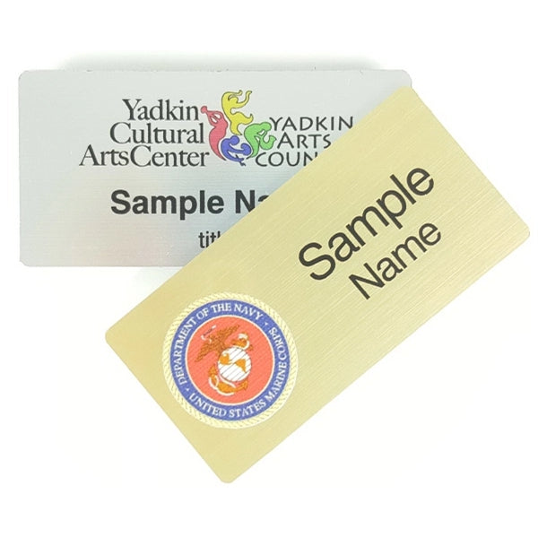 1" x 3" Name Badge Digitally Printed