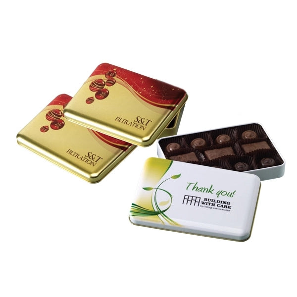 One of a Kind Tin with Truffle and Toffee Assortment